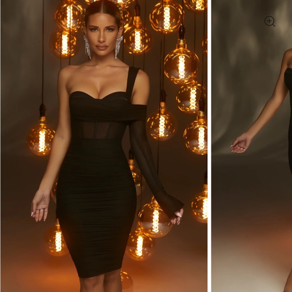 Oh Polly Ingenue Corset Midi Dress - Picture 11 of 12